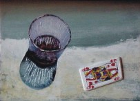 acrylic on wood panel